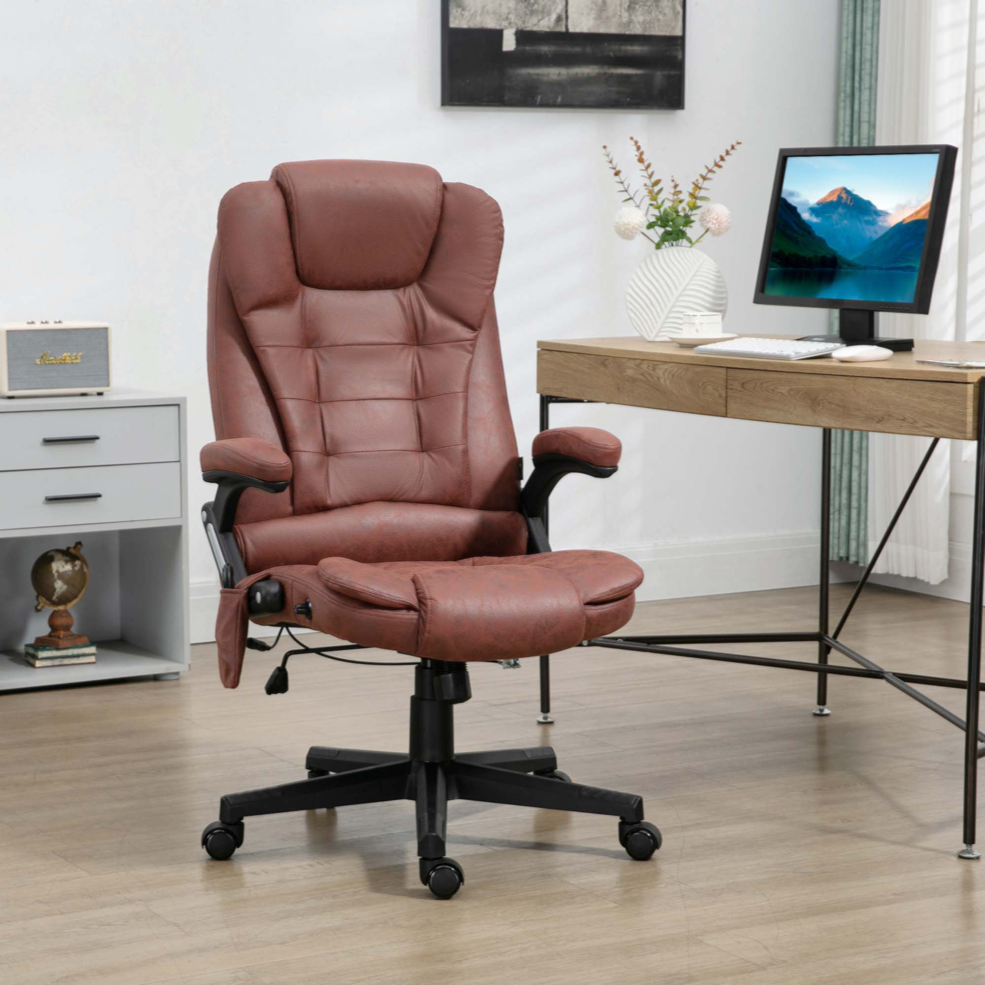 Home office computer desk massage chair executive ergonomic heated vibrating hotsell
